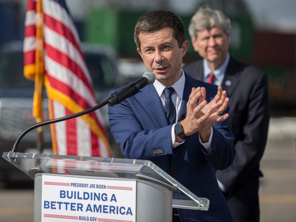 Out Transportation Secretary Pete Buttigieg Doles Out $241M to Boost Supply Chain