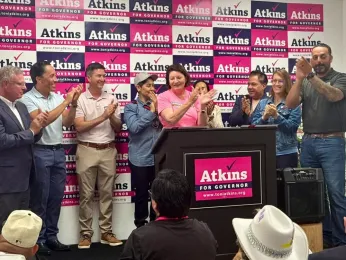 Lesbian CA gov candidate Atkins suspends campaign